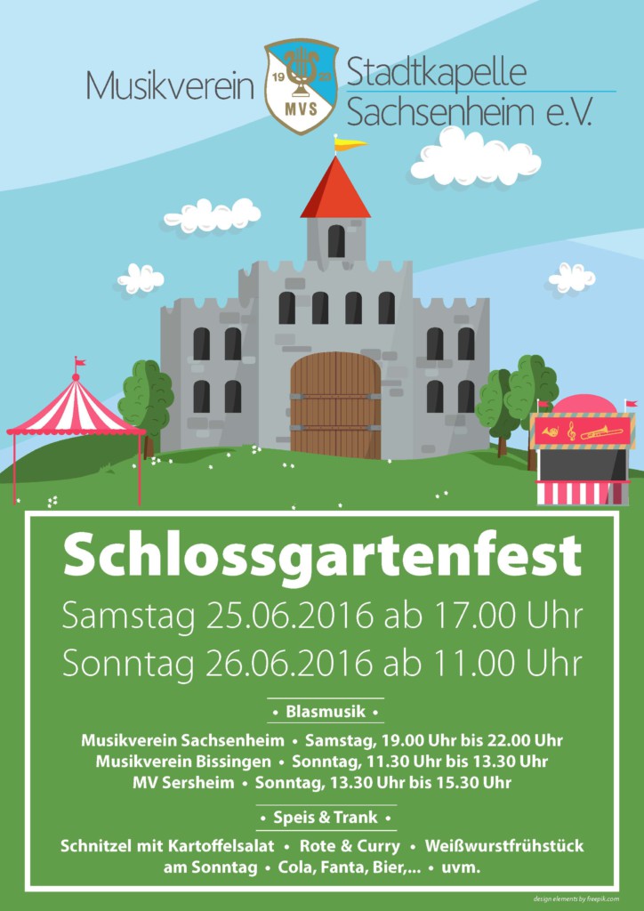 Poster Schossgartenfest 2016